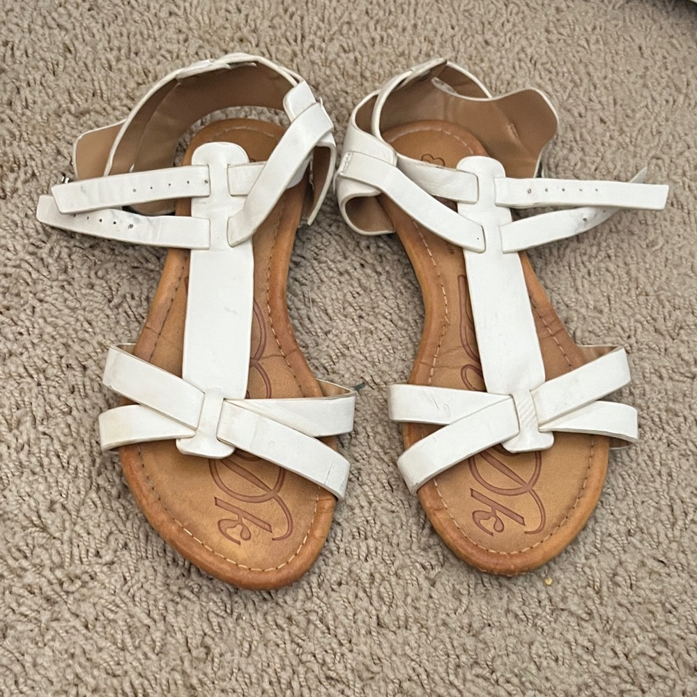White Strappy Sandals